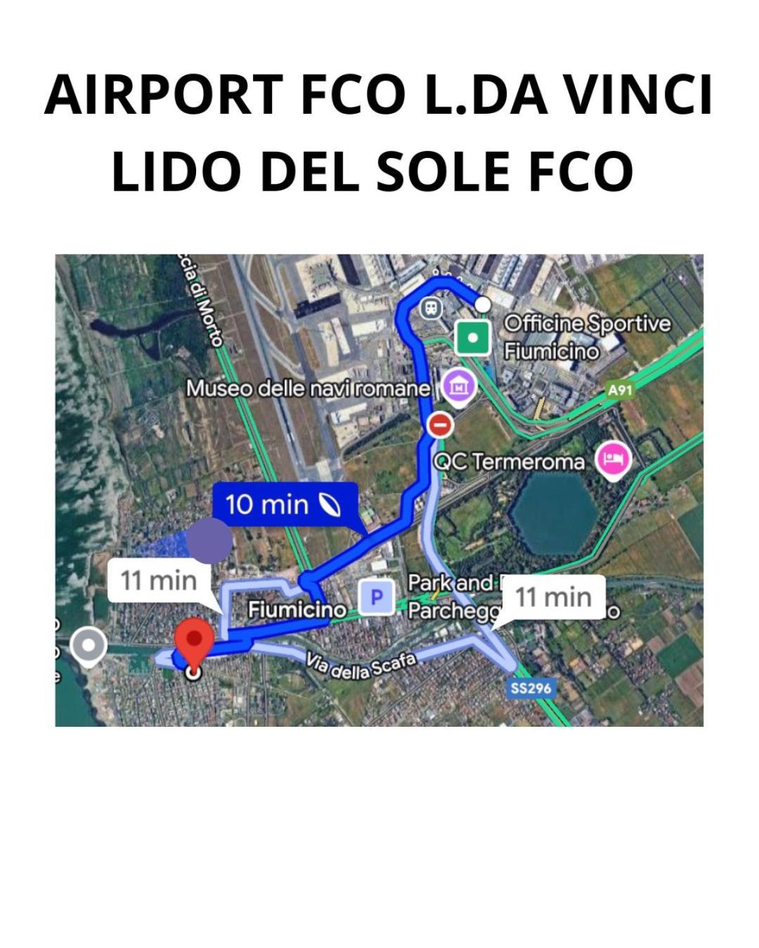 Lido Del Sole Fco Leilighet Fiumicino Eksteriør bilde
